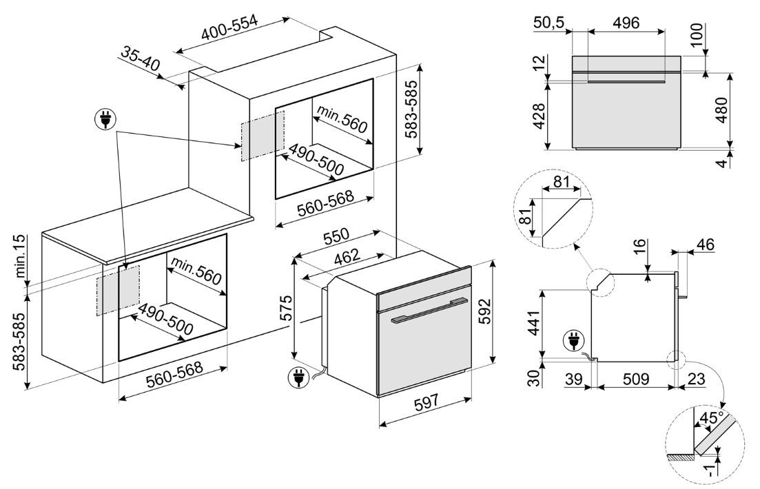 SO6102M2G Smeg afbeelding 2