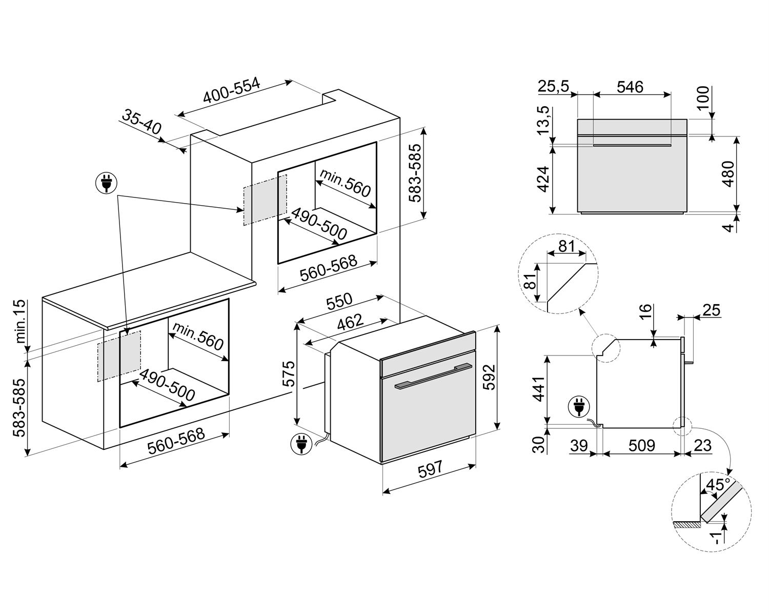 Smeg SO6104M2PB3 inbouw magnetron afbeelding 5