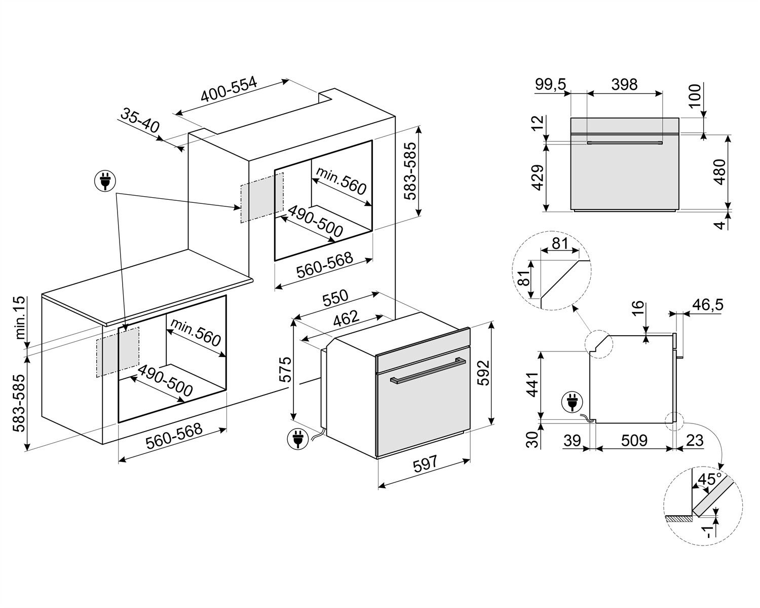 SO6401S2B Smeg afbeelding 2