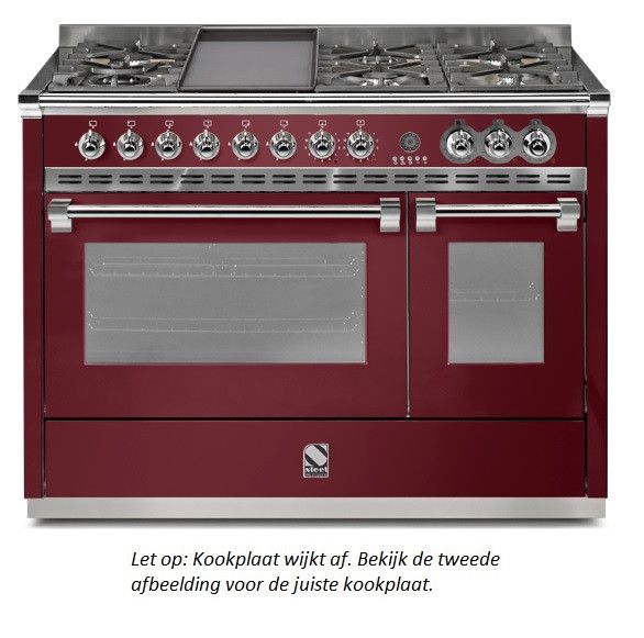 Steel fornuis A12FF4BMBR afbeelding 3