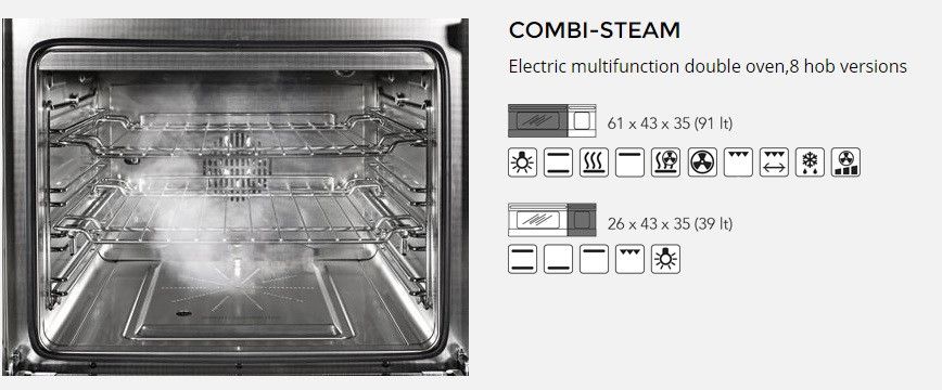 Steel fornuis  A12SF4TMCE afbeelding 4