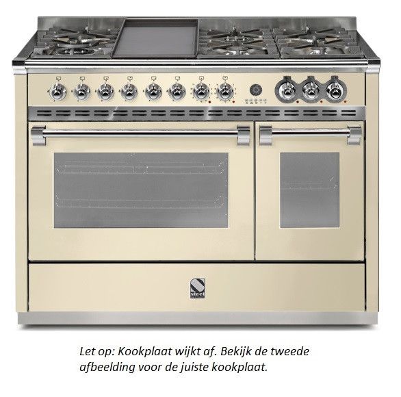 Steel fornuis A12SF4TMCR afbeelding 3