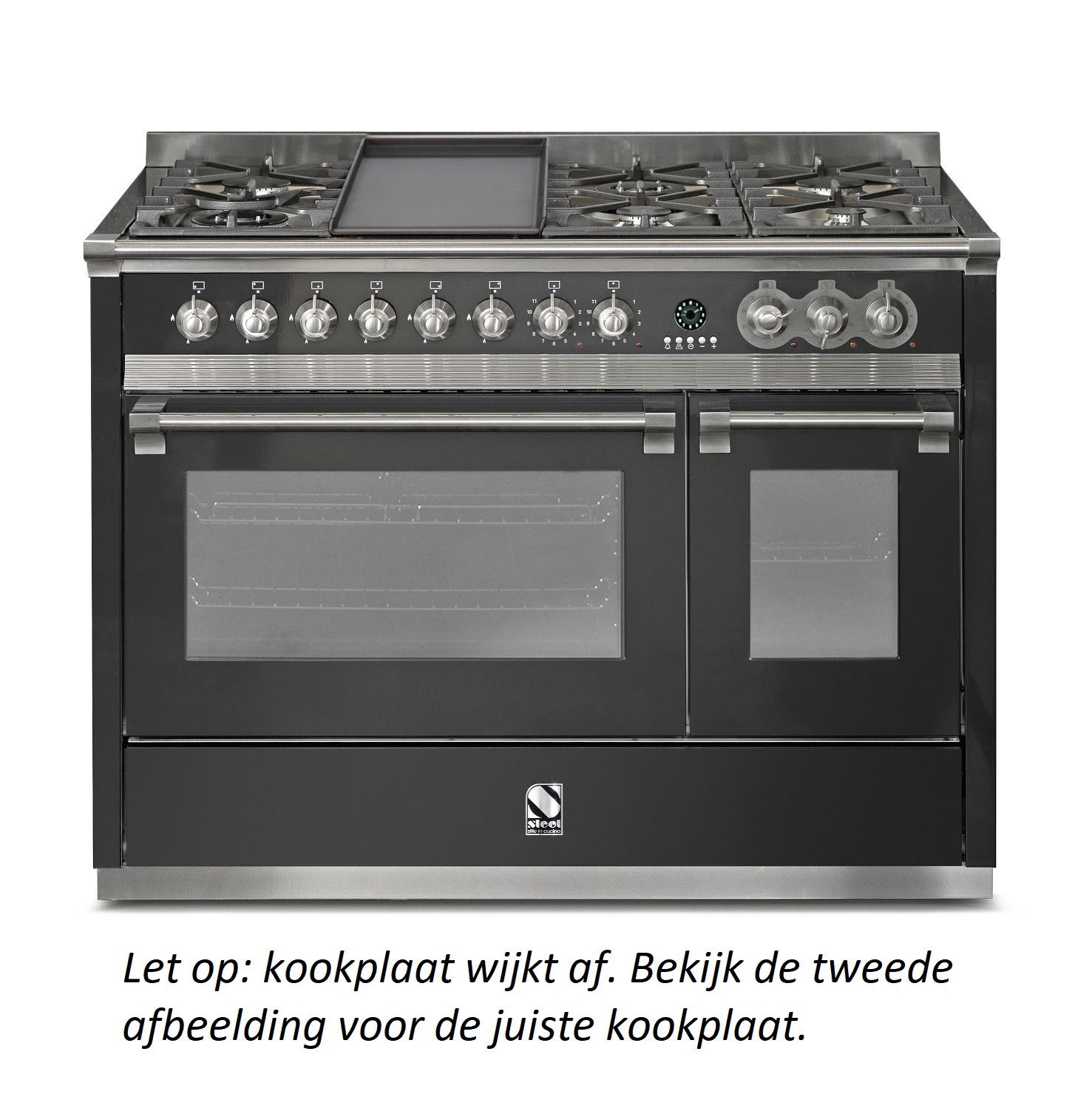 Steel fornuis A12SF6MBA afbeelding 3
