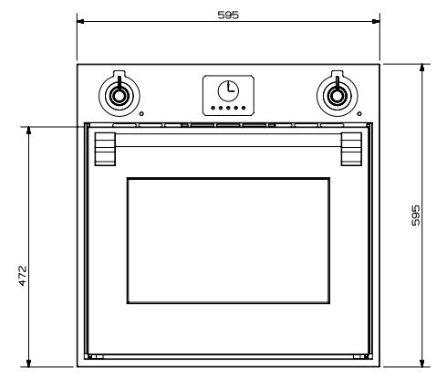 Steel AFE6SA inbouw oven afbeelding 5