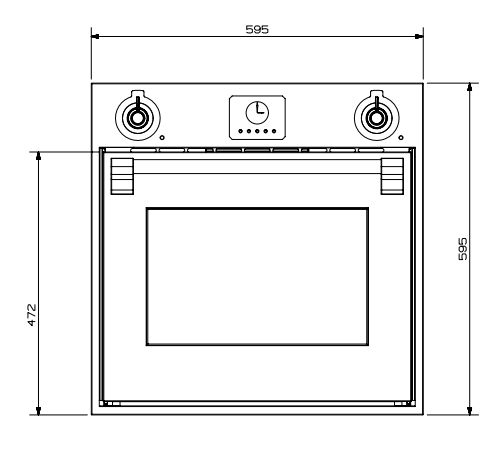 Steel oven AFE6SSA afbeelding 3