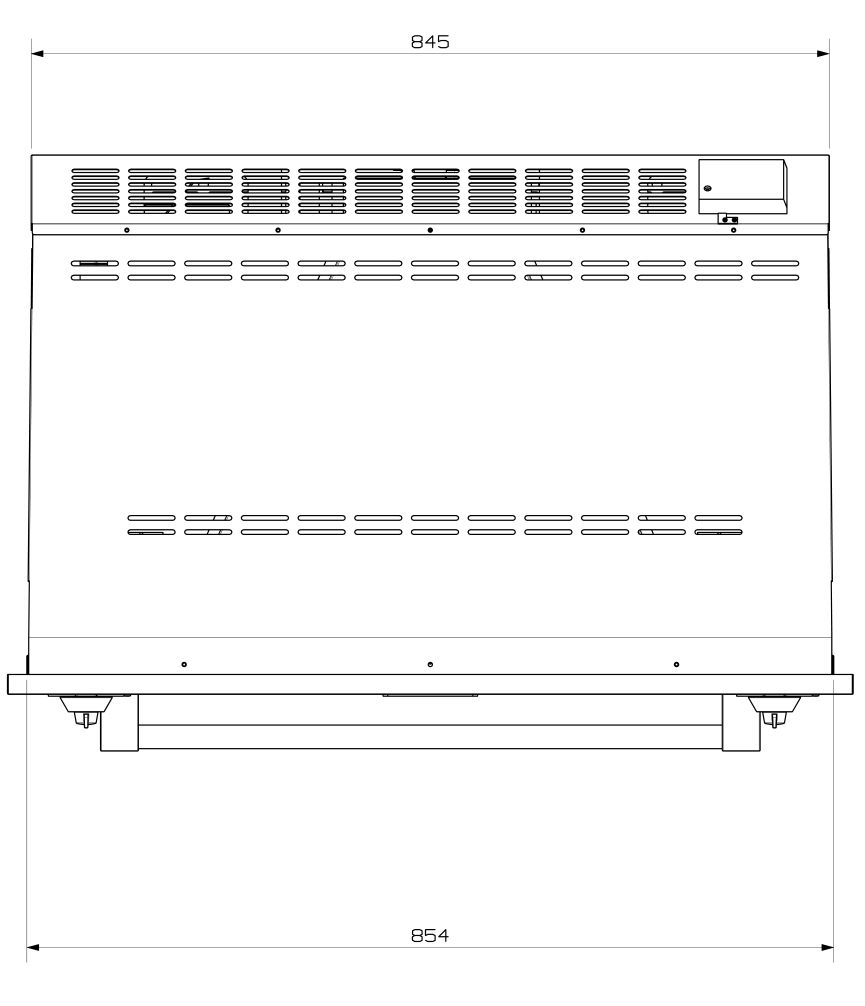 Steel oven AFE9BR afbeelding 3