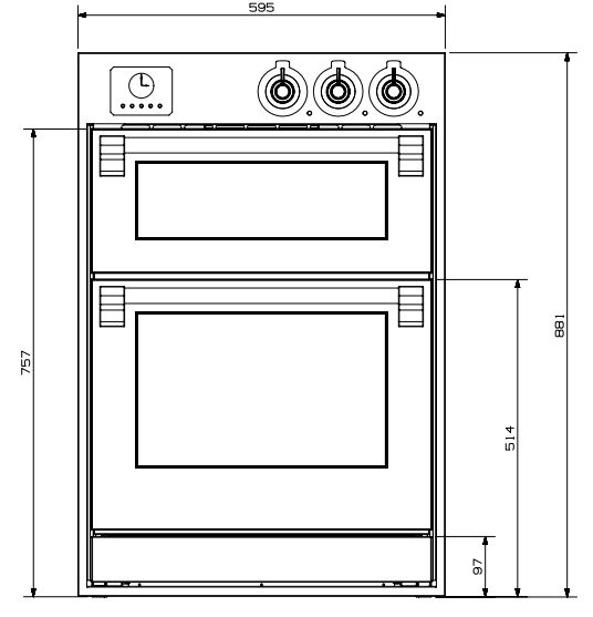 Steel AFFE6SCE inbouw oven afbeelding 5