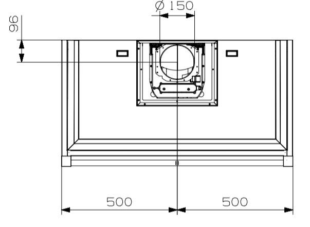 Steel afzuigkap  AKL100 AA afbeelding 4