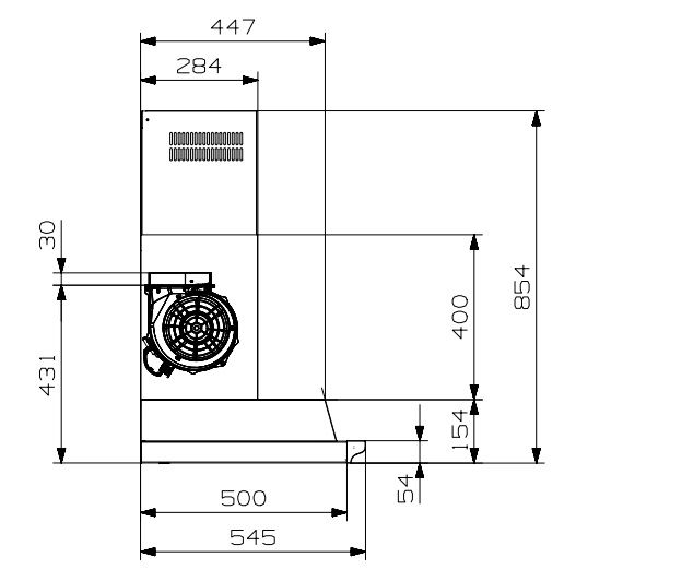 Steel afzuigkap AKL120 CR afbeelding 3