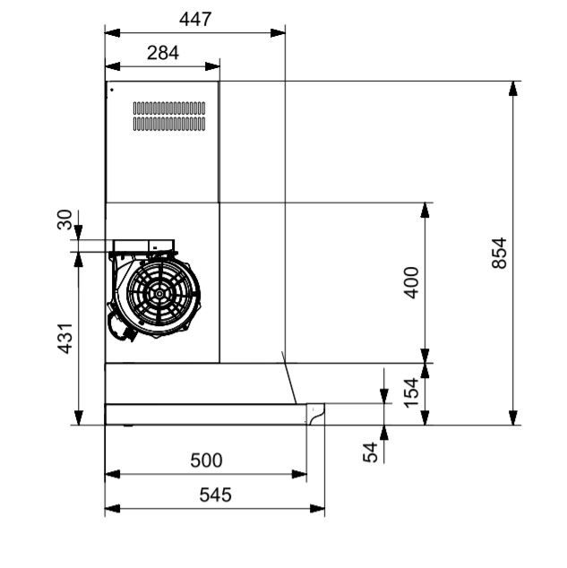 Steel afzuigkap  AKL70 SA afbeelding 4