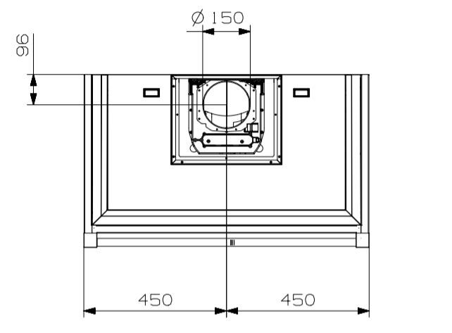 Steel afzuigkap  AKL90 AA afbeelding 4