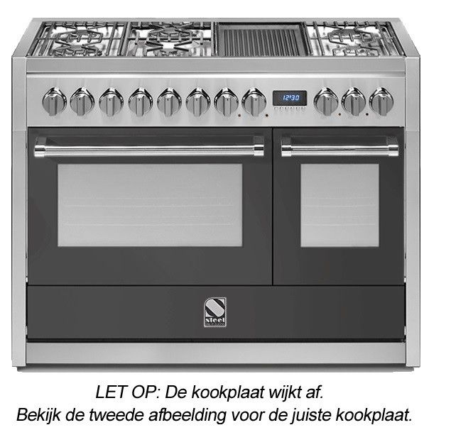 Steel fornuis G12FF6MAN afbeelding 3
