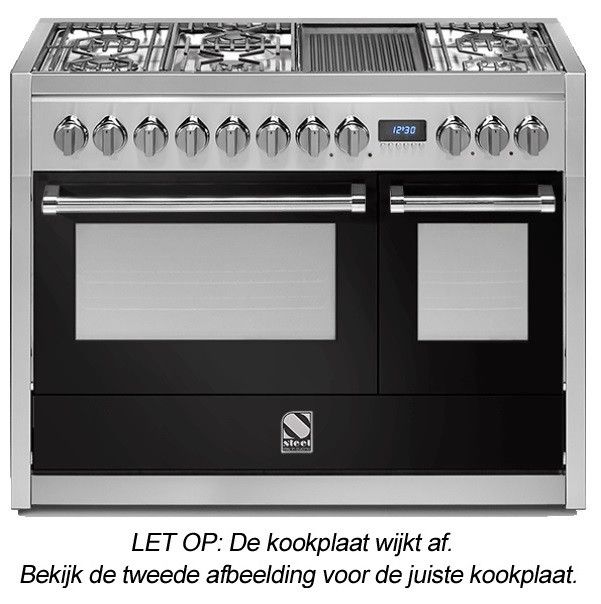 Steel fornuis G12FF6MBA afbeelding 3