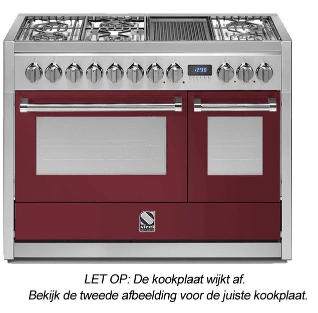 Steel fornuis G12FF6MBR afbeelding 3