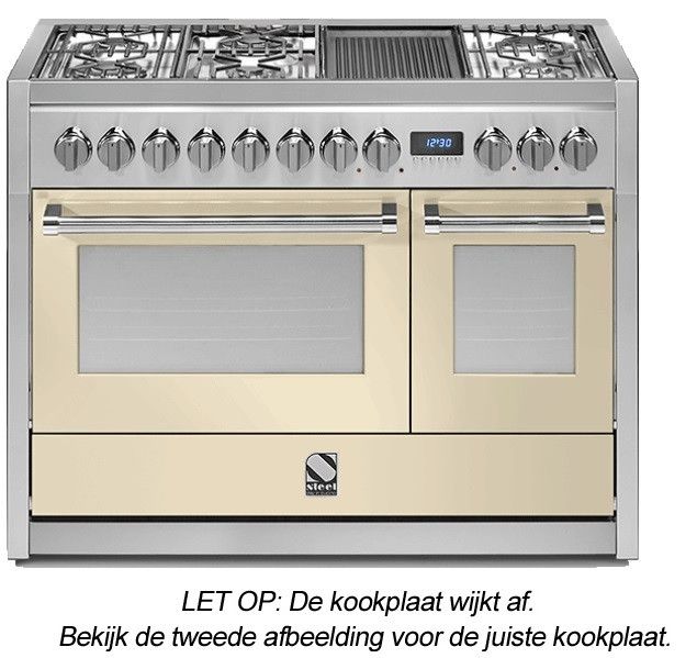 Steel fornuis G12FF6MCR afbeelding 3
