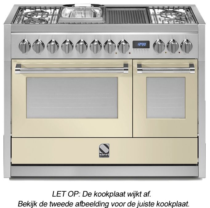 Steel fornuis G12SF6MCR afbeelding 3