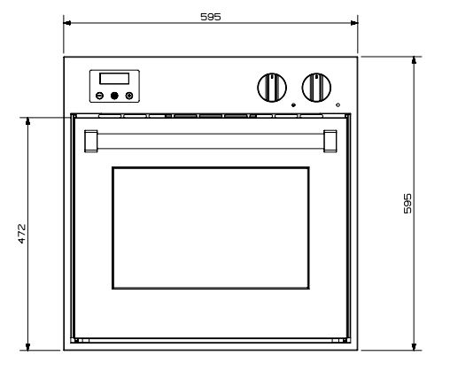 Steel oven inbouw GFE6SAA afbeelding 4