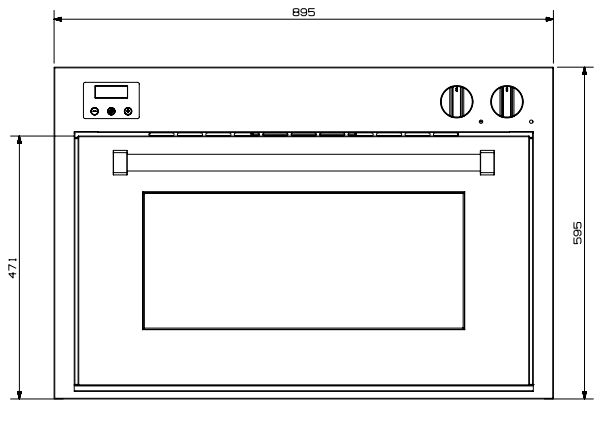 Steel oven inbouw GFE9BA afbeelding 4