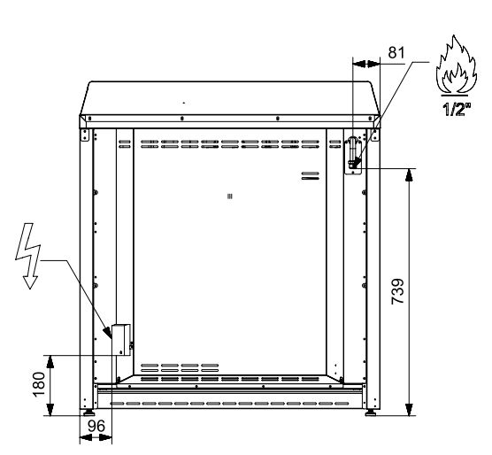 Steel fornuis X9F-6 AA afbeelding 3