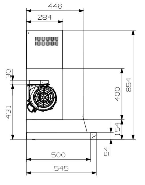 Steel afzuigkap XK100 CE afbeelding 3