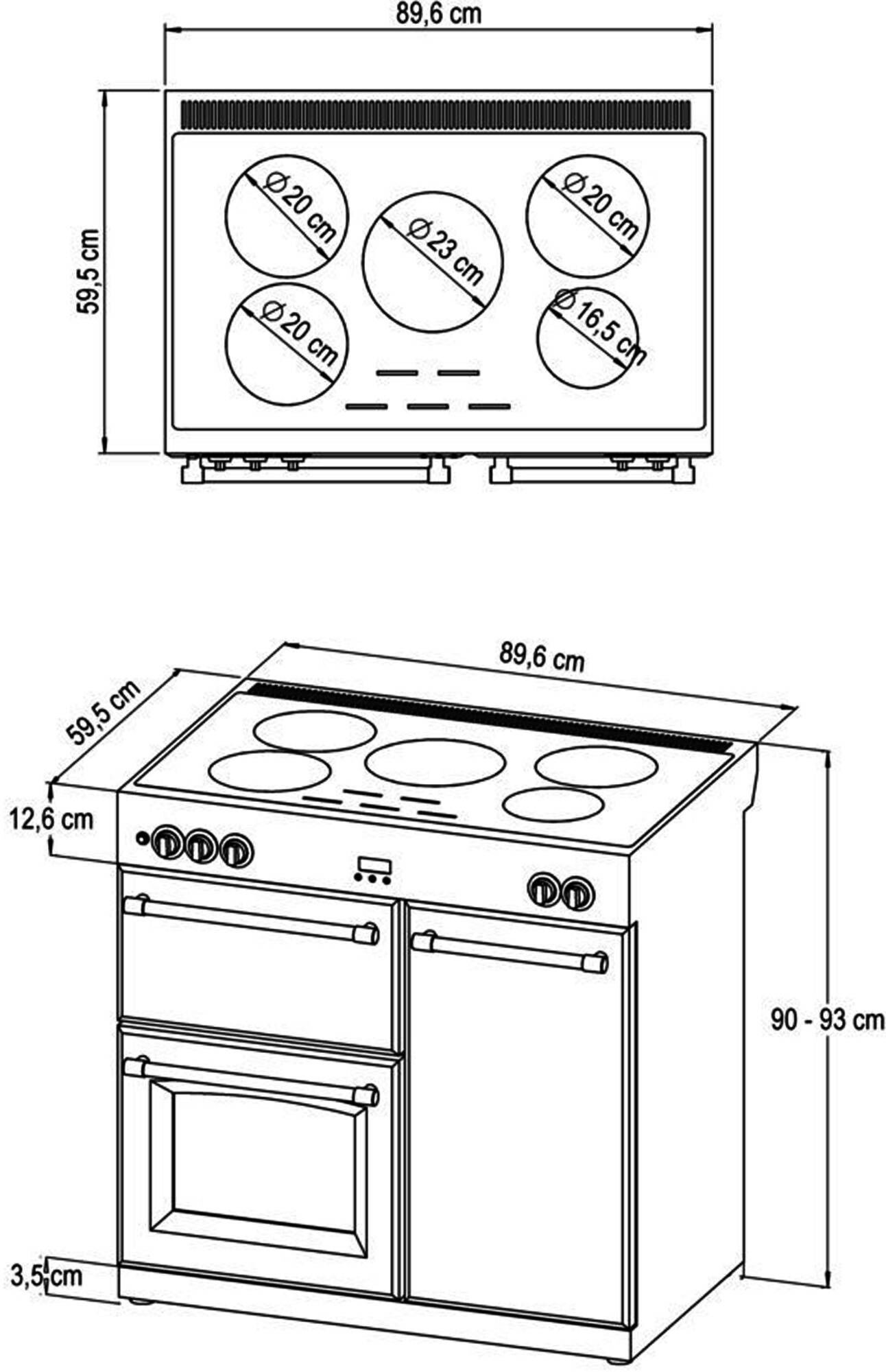 Stoves ST444445  fornuis afbeelding 5