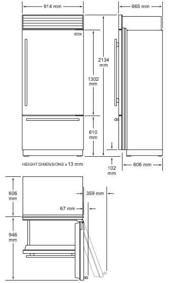 ICBCL3650UIDSPR SubZero afbeelding 2