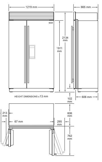 SubZero koelkast ICBCL4850SST afbeelding 3