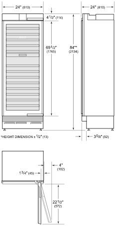 SubZero wijnkast ICBDEC2450WL afbeelding 3