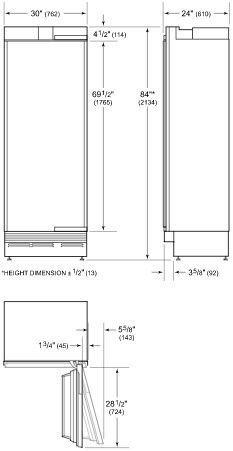 SubZero koelkast inbouw ICBDEC3050RIDL afbeelding 4
