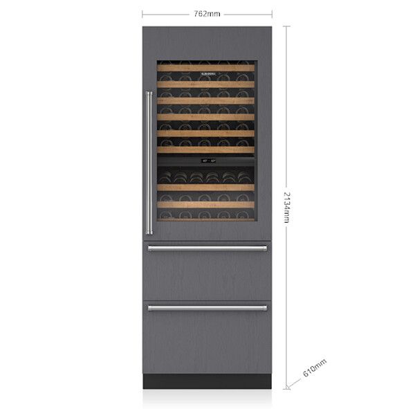 SubZero wijnkast ICBDET3050WRR afbeelding 3