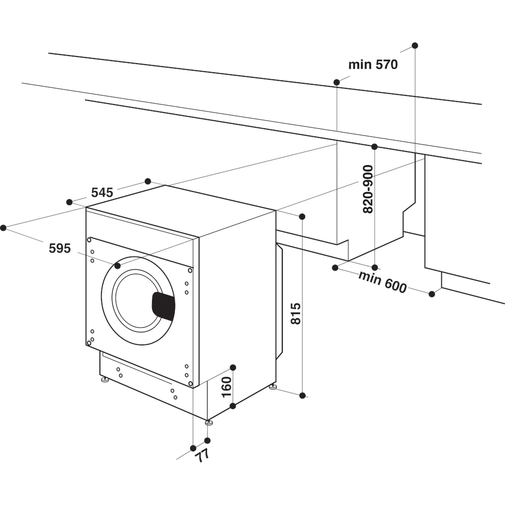 BIWMWG91485EU van Whirlpool afbeelding 6