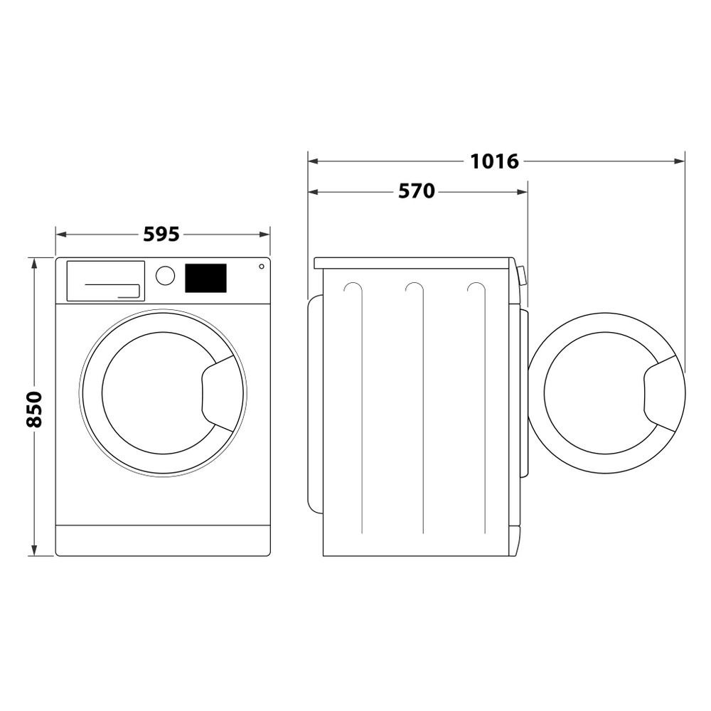 Whirlpool FFWDB864489SVEE  wasmachine afbeelding 5