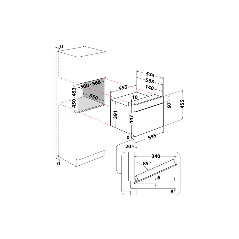 Whirlpool magnetron inbouw MBPA540B afbeelding 4