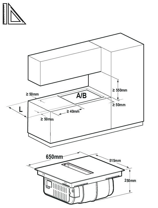 Whirlpool kookplaat inbouw WVH 1065B F KIT afbeelding 4