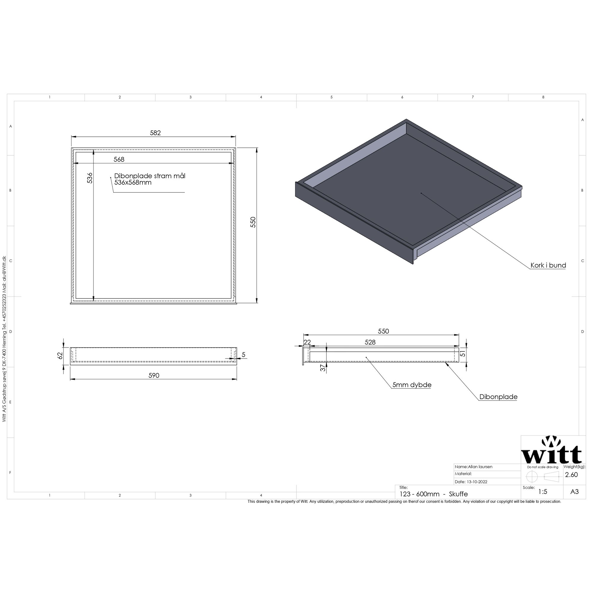 Witt onderdeel WSD60BG-3 afbeelding 3