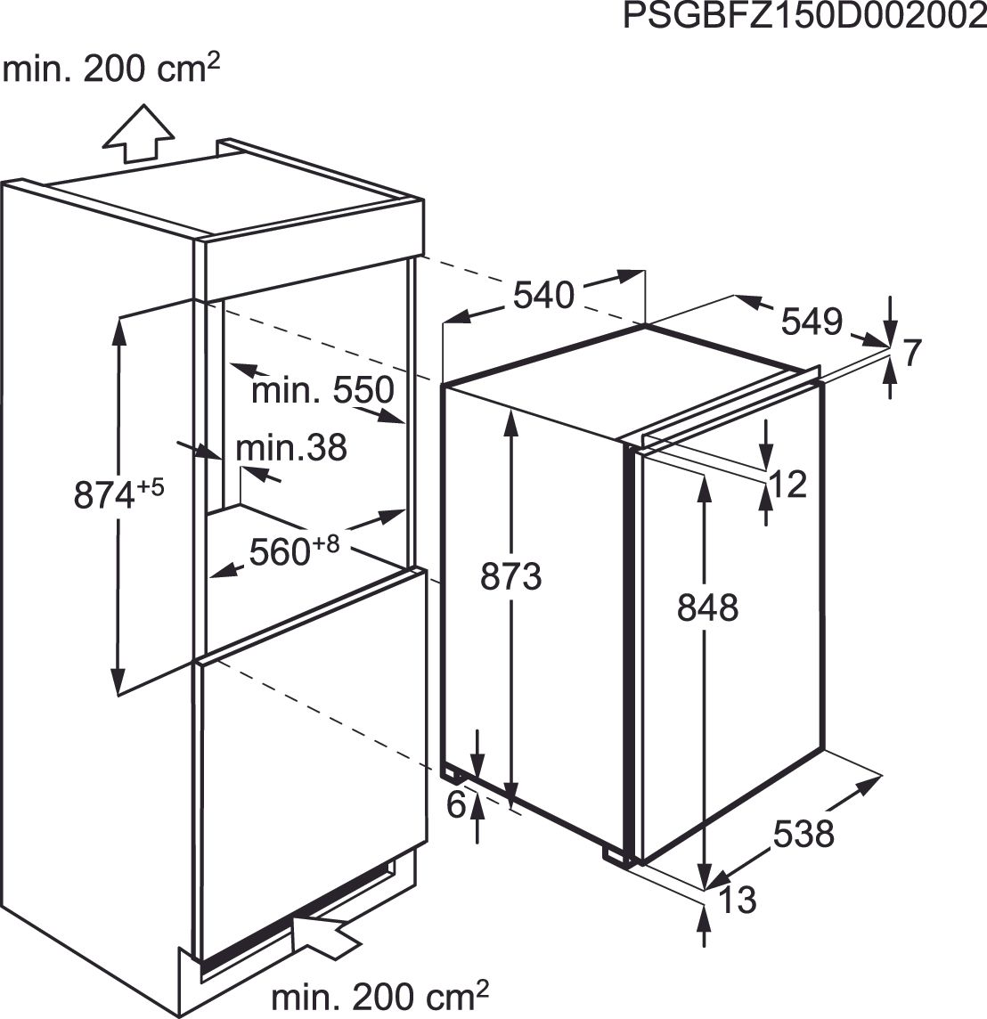 ZBF11421SA Zanussi afbeelding 2