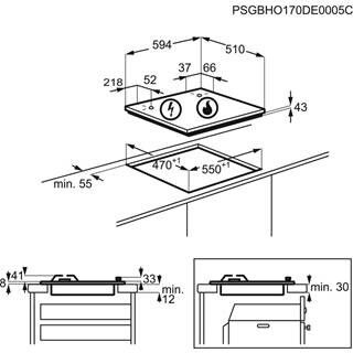 Zanussi kookplaat ZGH62414XS afbeelding 3