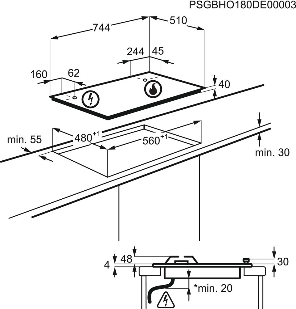 ZGH76534XS Zanussi afbeelding 2
