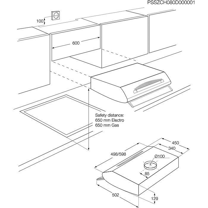ZHT611W Zanussi afbeelding 2