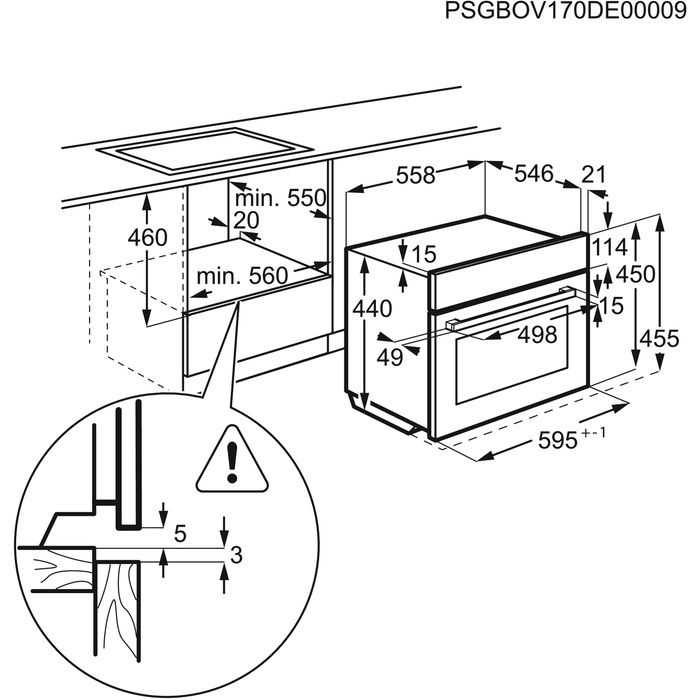 ZKG44500XU Zanussi afbeelding 2