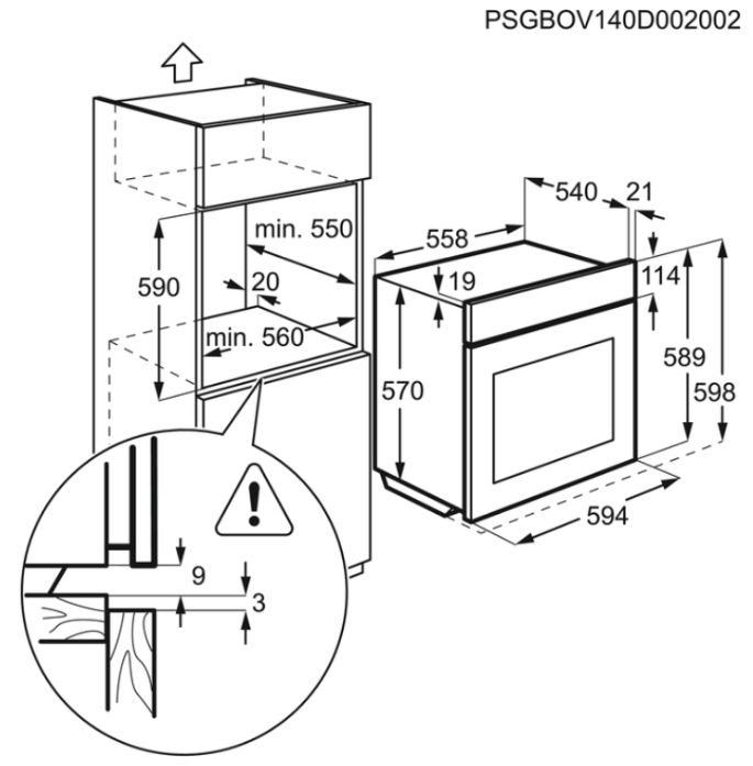 Zanussi oven ZOB10411XU afbeelding 3
