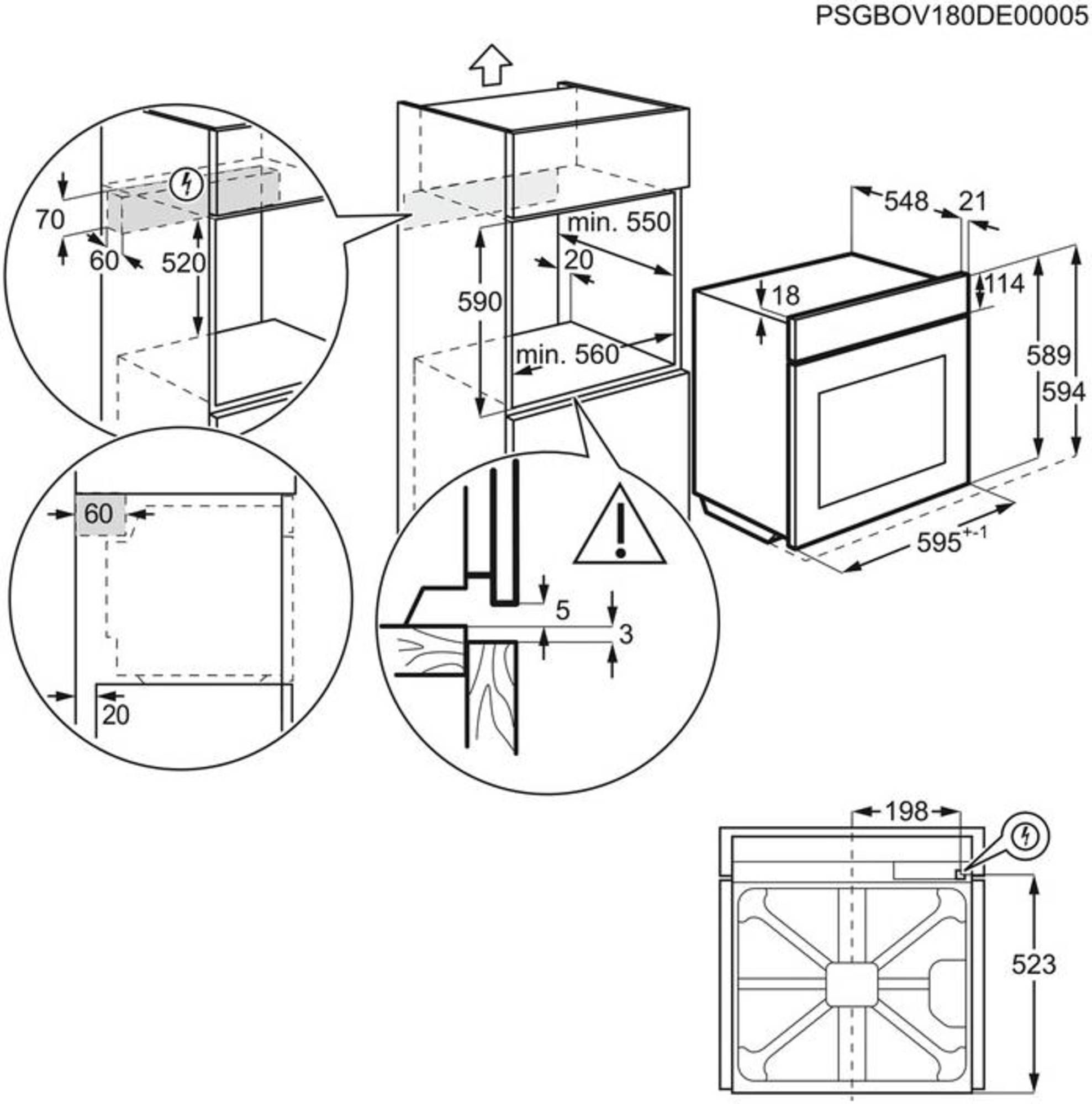 Zanussi oven inbouw ZOB12401XU afbeelding 4