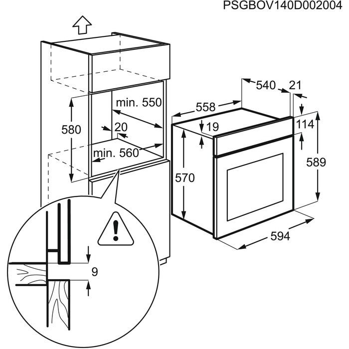 Zanussi oven inbouw ZOB21601XU afbeelding 4