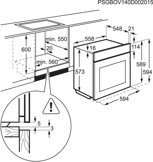 Zanussi oven ZOB65602XK afbeelding 3