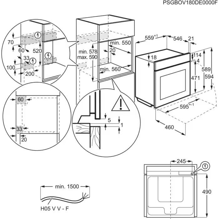 Zanussi ZOHKS8KN inbouw oven afbeelding 5