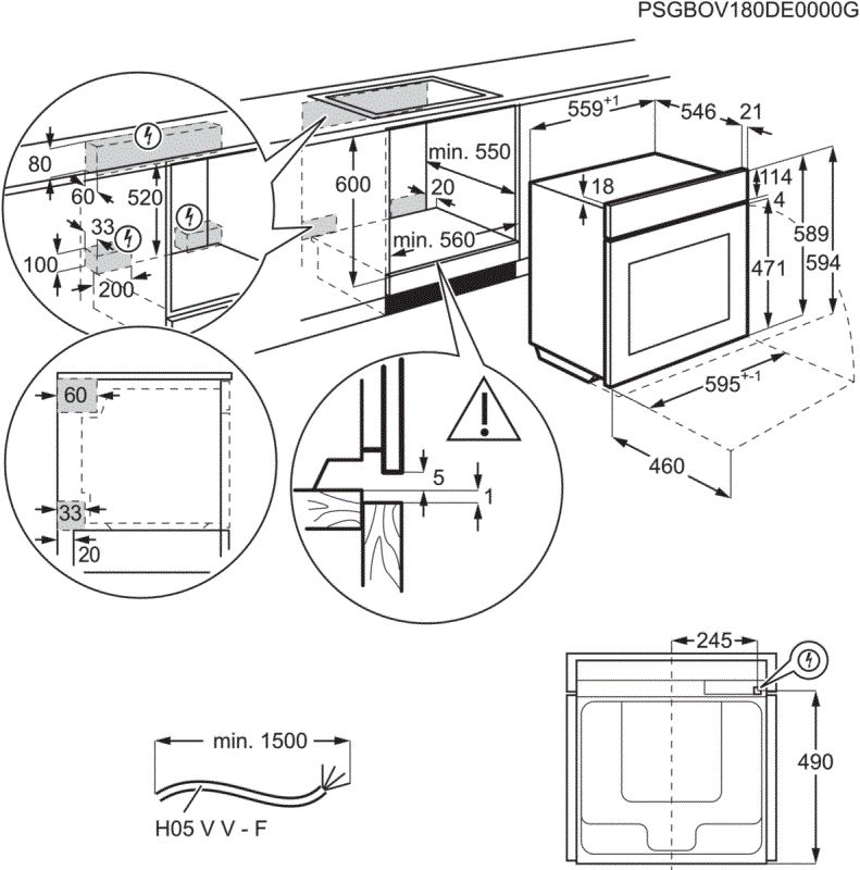 Zanussi oven inbouw ZOHKS8X1 afbeelding 4