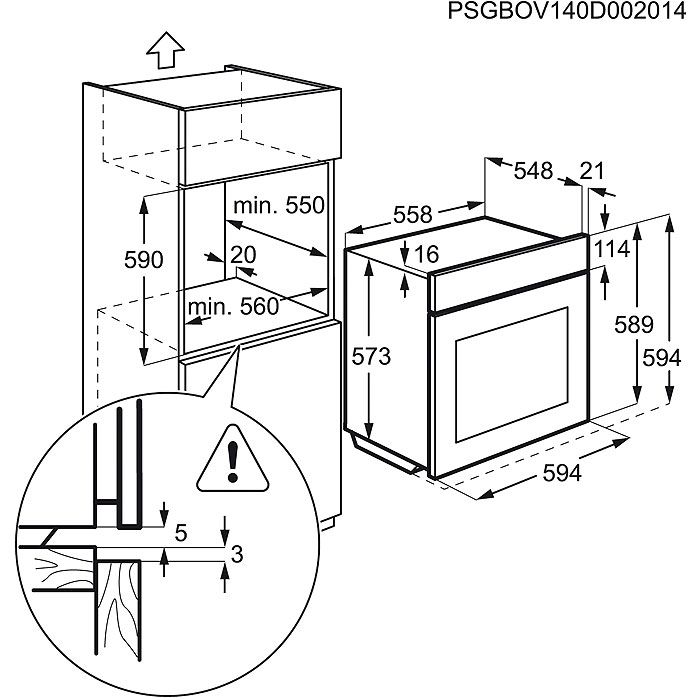 Zanussi oven ZOP37912XC afbeelding 3