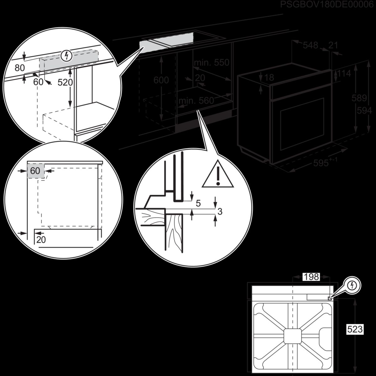 Zanussi oven inbouw ZOS35802XU afbeelding 4