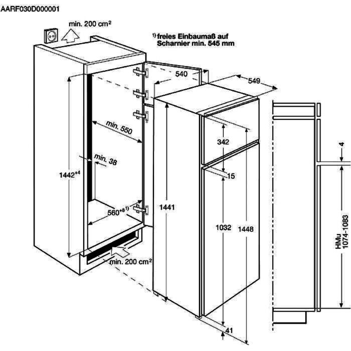 Zanussi koelkast inbouw ZTAN14FS1 afbeelding 4